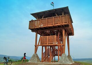 rozhledna na cyklozájezdu Tokaj Maďarsko 2026