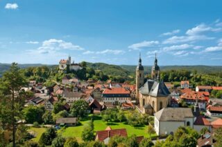 Francké Švýcarsko cyklodovolená Německo 2026