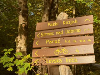 rozcestník dovolená na kole Slovinsko termály Dobrna