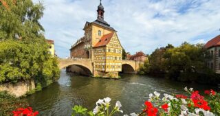 radnice Bamberk cyklozájezd Francké Švýcarsko 2026