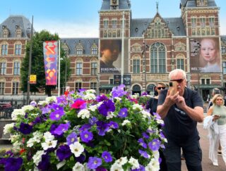 květiny v Amsterdamu cyklodovolená Holandsko 2026